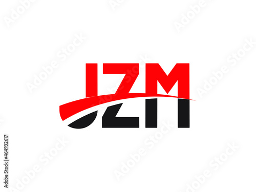 JZM Letter Initial Logo Design Vector Illustration