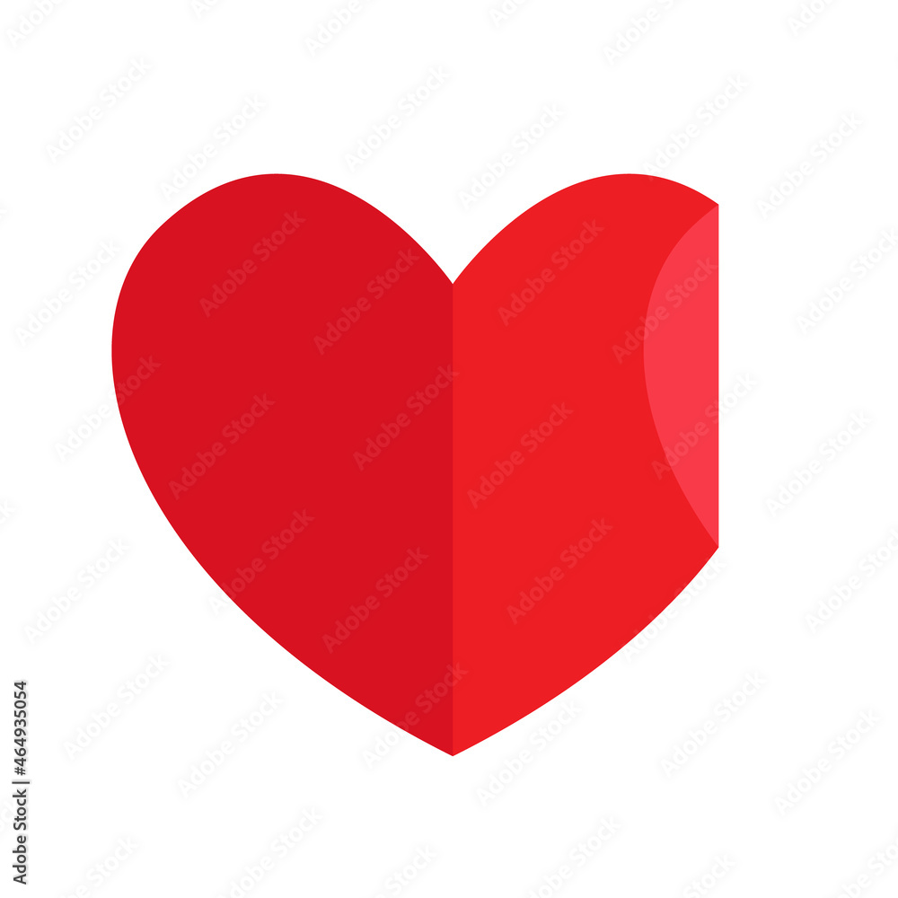 heart illustrations like paper folds. can be used for logos, icons and symbols. vector set. heart illustrations like paper folds. can be used for logos, icons and symbols. vector set.