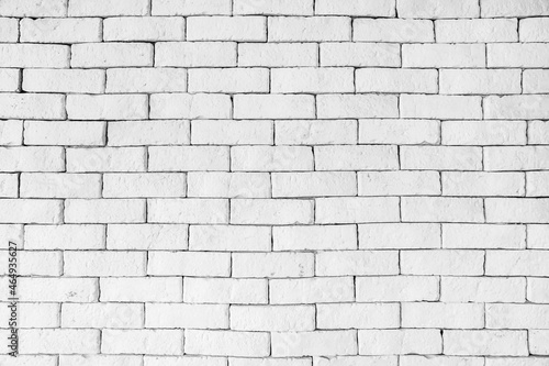 White brick wall texture backgrounds for design.