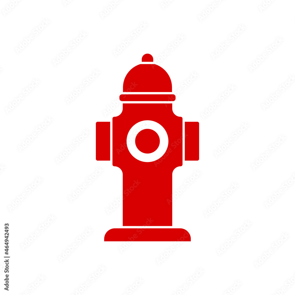 Fire hydrant icon design template vector isolated illustration Fire hydrant icon design template vector isolated illustration