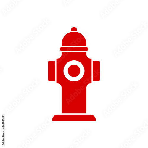 Fire hydrant icon design template vector isolated illustration