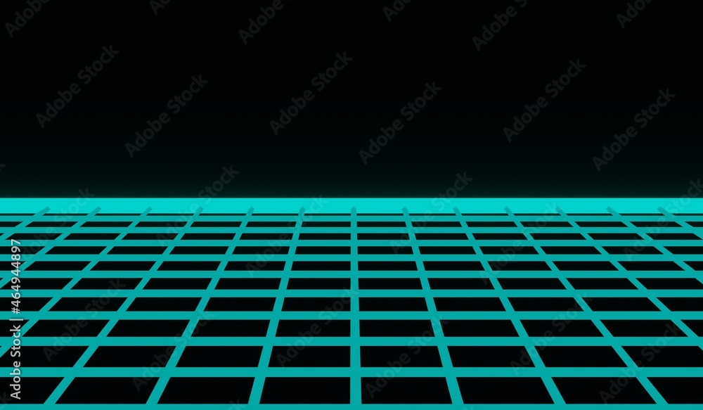 Blue abstract blue background with squares, vaporwave Blue abstract blue background with squares, vaporwave