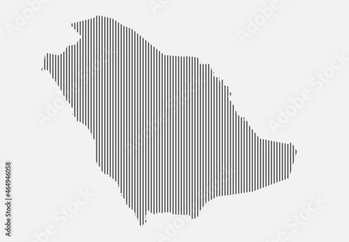 Vector map Saudi Arabia, template Asia country