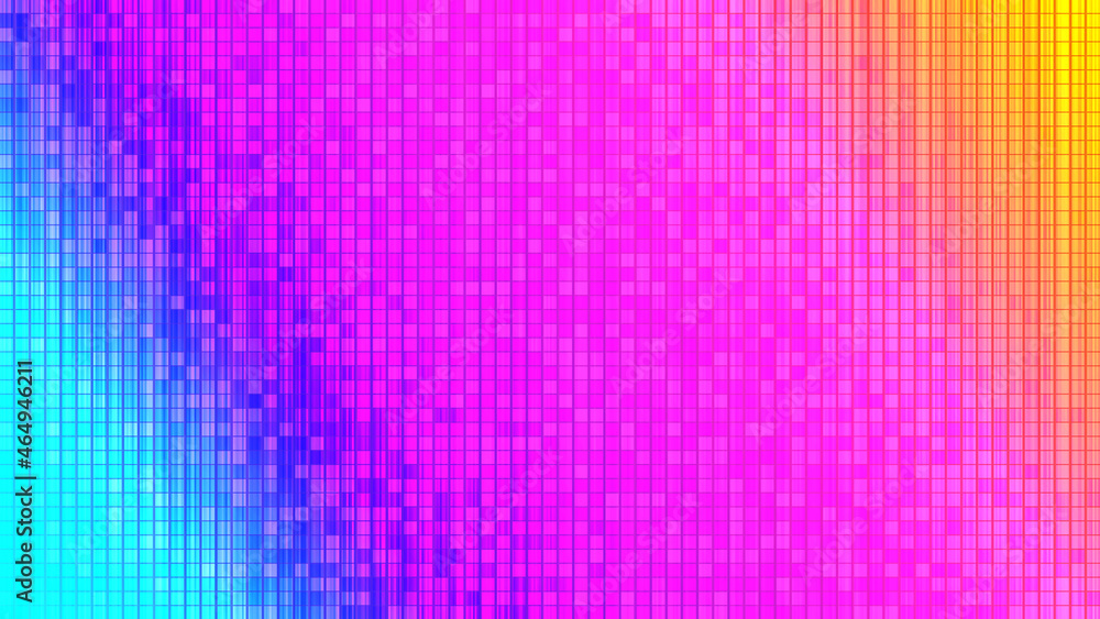 Mosaic vibrant glowing gradient background.