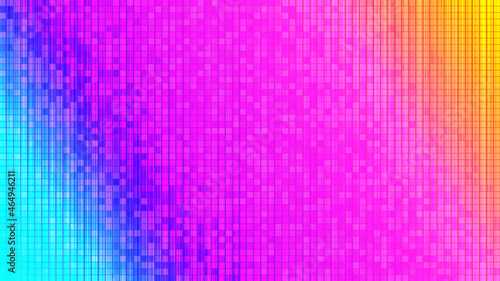 Mosaic vibrant glowing gradient background.