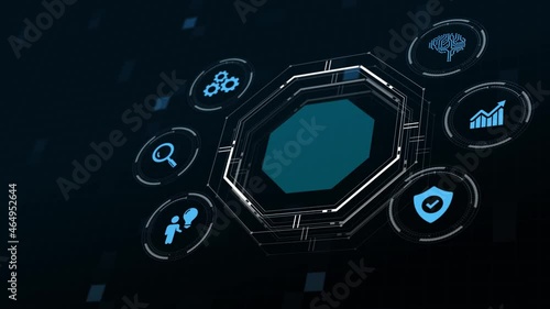 Business, Technology, Internet and network concept. Concept meaning proposed strategy or course of actions for certain time.