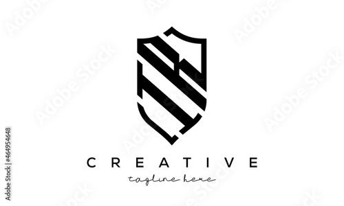 IR letters Creative Security Shield Logo