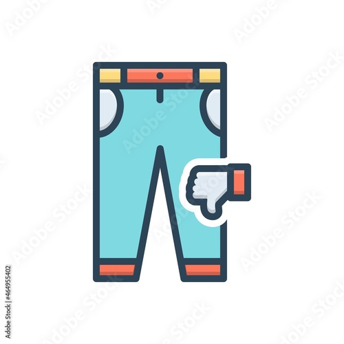 Color illustration icon for ordinary