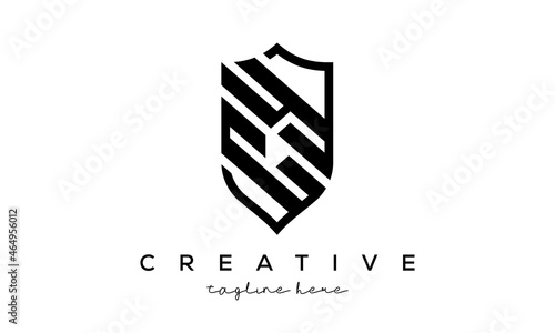 CY letters Creative Security Shield Logo