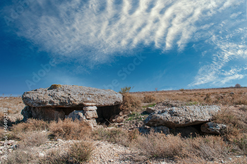 Gorafe megalithic park. Granada - Andalusia, Spain. photo