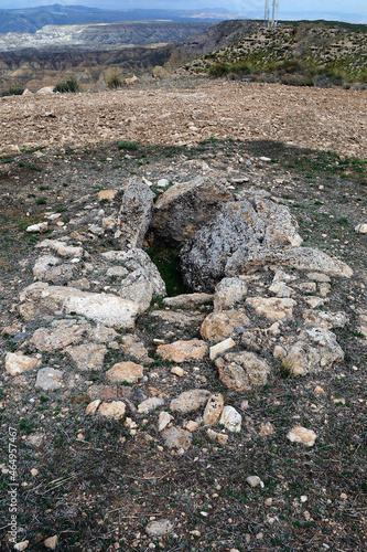 Gorafe megalithic park. Granada - Andalusia, Spain. photo