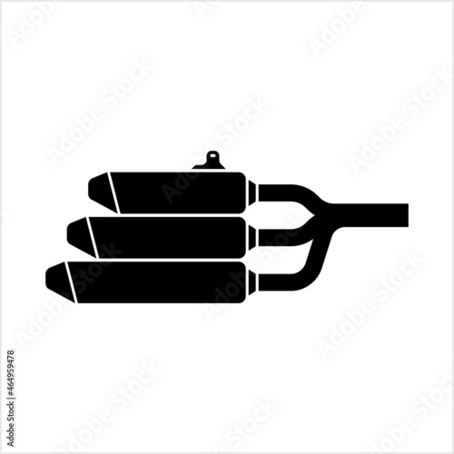Exhaust Icon, Auto Exhaust Icon
