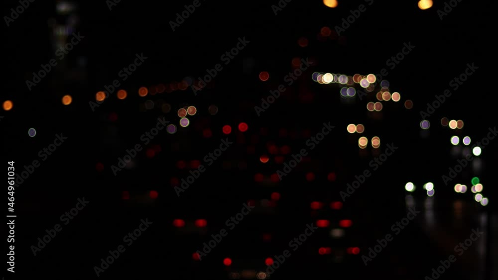 Bokeh of Evening traffic jam on road in city. Bokeh of Evening traffic jam on road in city.