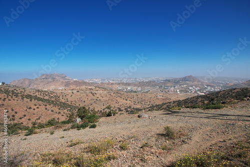 Nature of Hejaz Mountains close Taif city in Makkah Province, Saudi Arabia