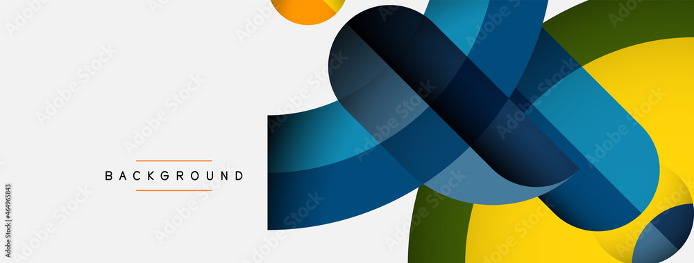 Trendy shapes, color minimal design composition, lines and shadows for wallpaper banner background or landing page Trendy shapes, color minimal design composition, lines and shadows for wallpaper banner background or landing page