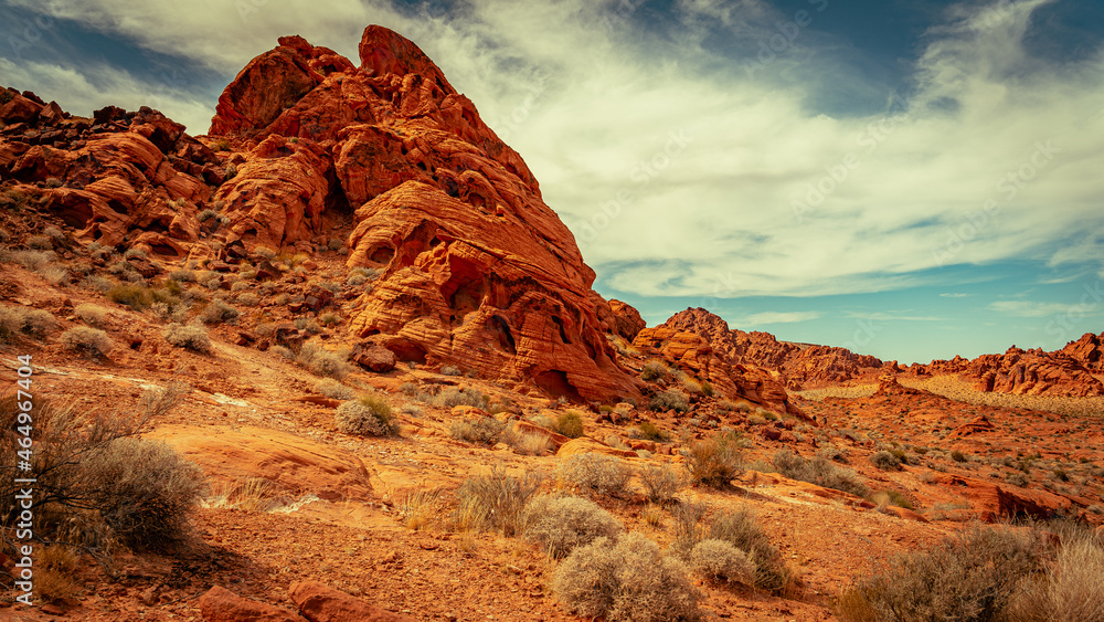 Red rocks at Valley of Fire State Park, Nevada, USA