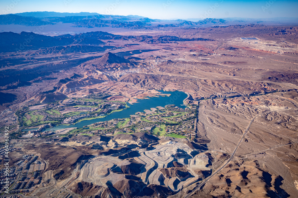Lake Las Vegas aerial view