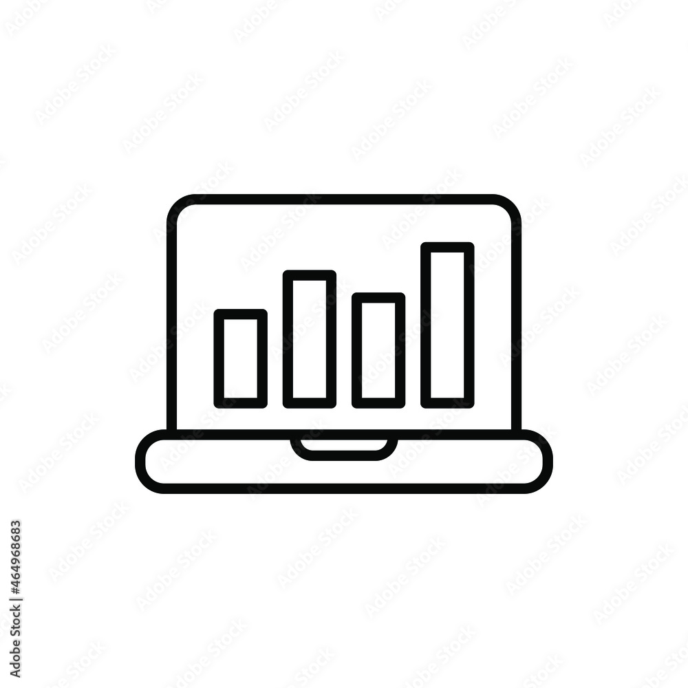 Statistics icon vector graphic Statistics icon vector graphic