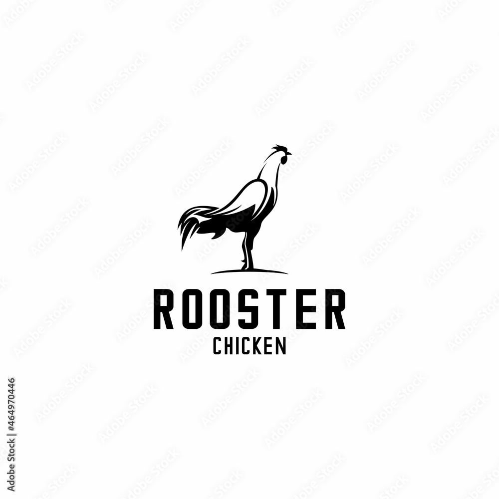 vector illustration of rooster logo, farm logo, restaurant logo vector illustration of rooster logo, farm logo, restaurant logo