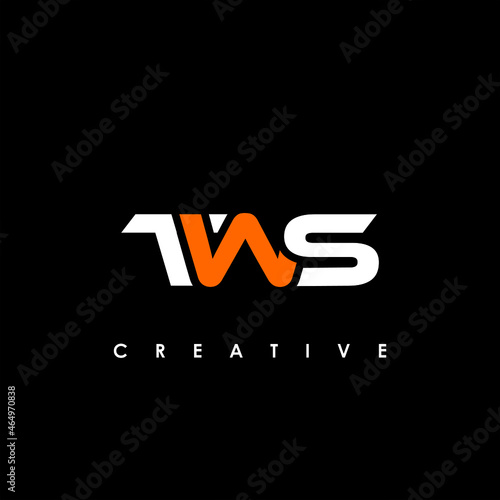 TWS Letter Initial Logo Design Template Vector Illustration