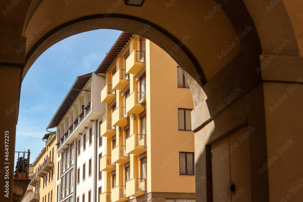 Florence, Tuscany, Italy: a street in the old town