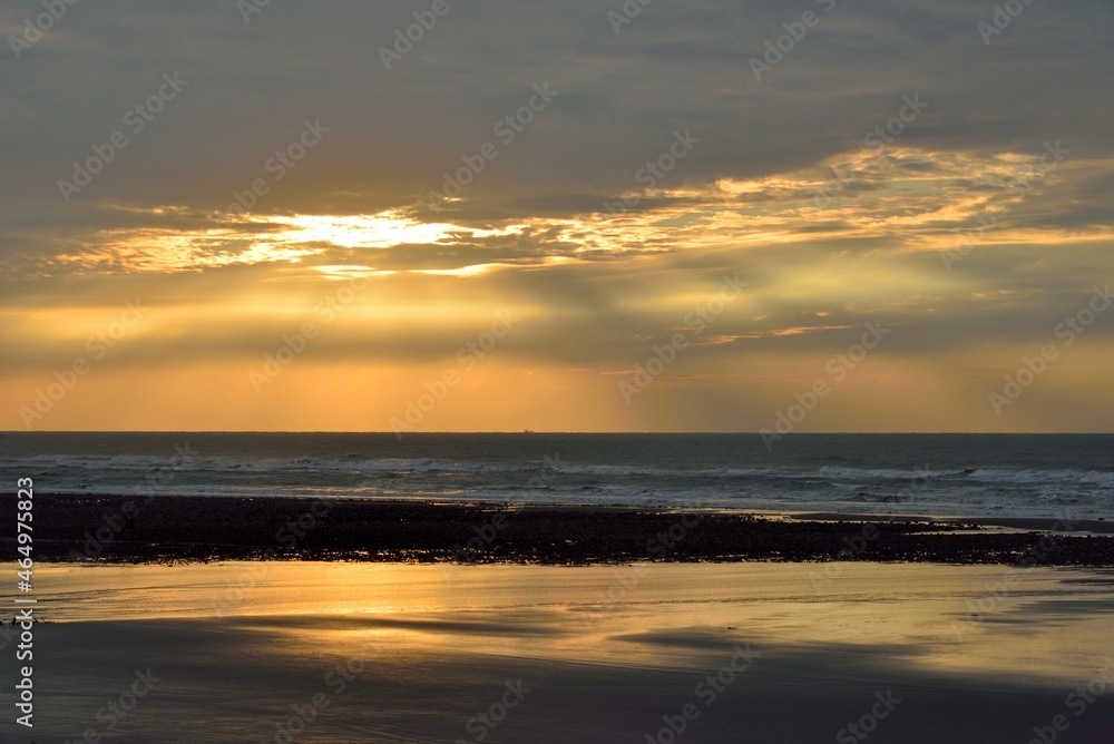 The seaside scenery and humanities are in Baishatun, Taiwan.