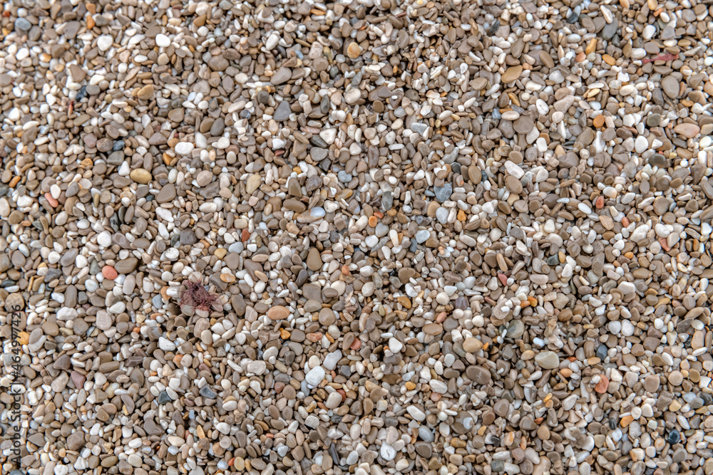 Plage de graviers multicolores Plage de graviers multicolores
