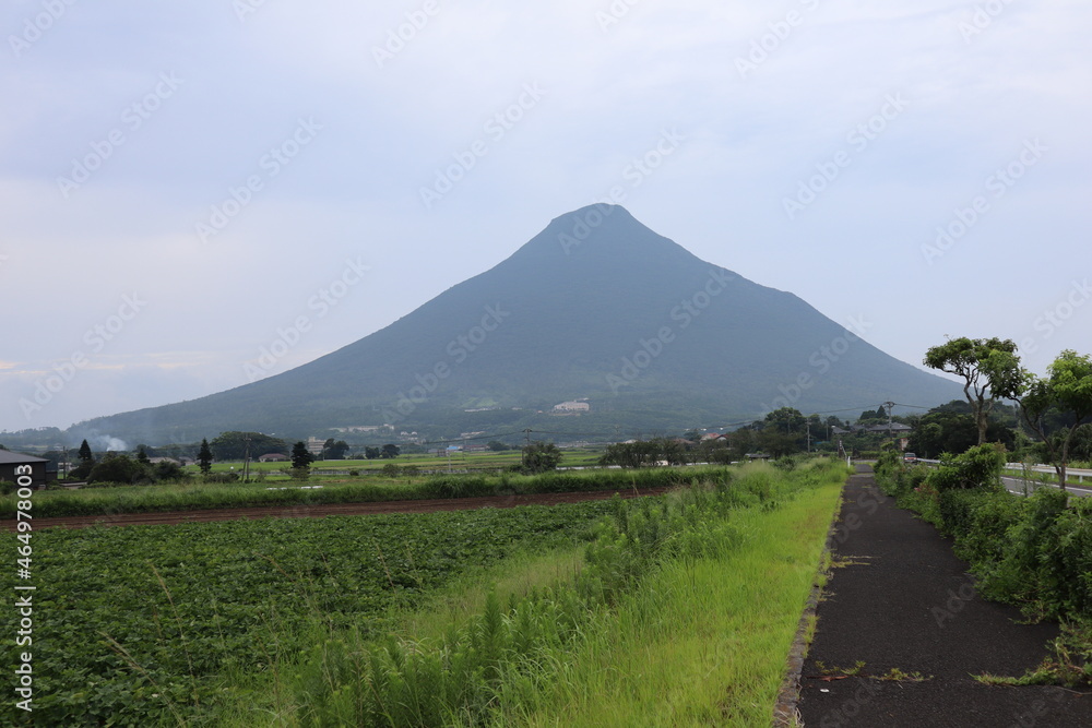 Kaimondake, a beautiful mountain of an active volcano