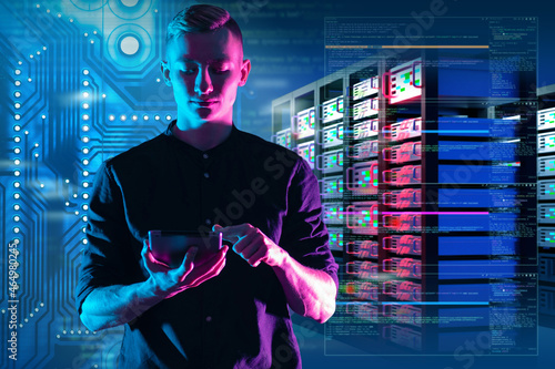 Young system administrator....