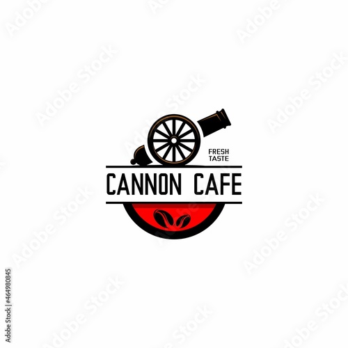 cannon logo, label and brand illustration vector