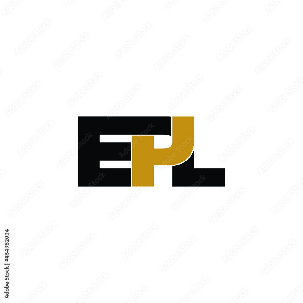 EPL letter monogram logo design vector EPL letter monogram logo design vector