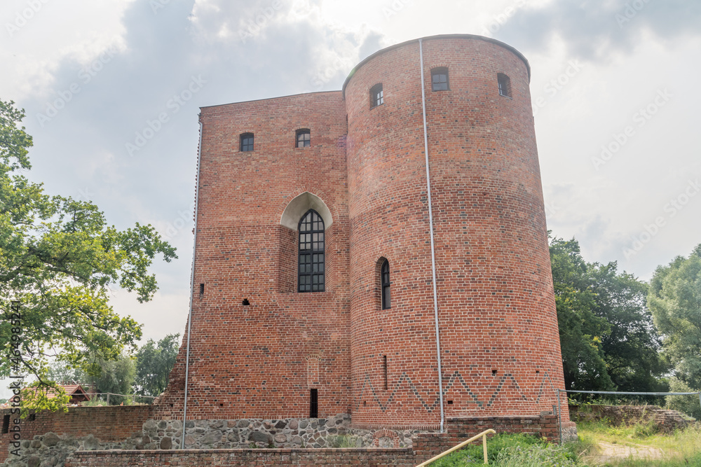 Side view on Medieval Teutonic castle in Swiecie, Poland. Side view on Medieval Teutonic castle in Swiecie, Poland.