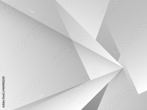 Abstract grey and white geometric stylish modern background design