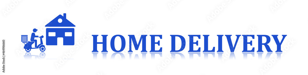 Concept of home delivery Concept of home delivery