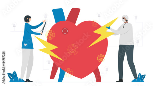 Diagnotic, analysis and treatment for heart disease that is atrial fibrillation. AF is common type of irregular heartbeat. Electrical signals in atrium cause atrium to beat quickly and erratically.