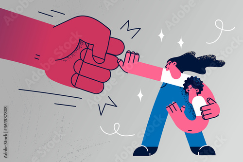 Self defence and independence concept.