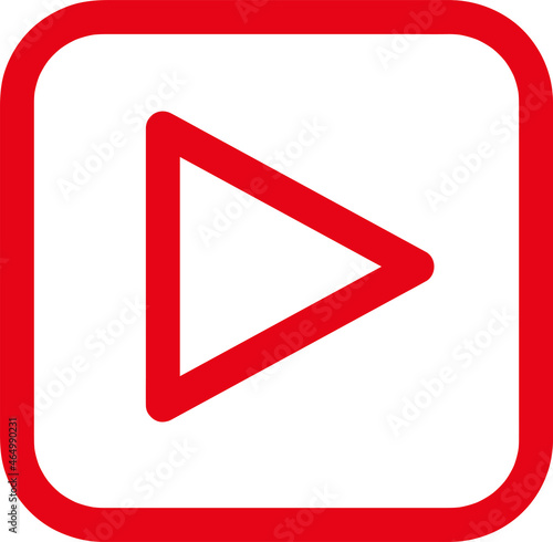 Free Download button video player icon sign design - GFXLoad