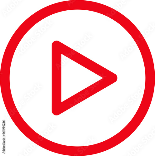 button video player icon sign design