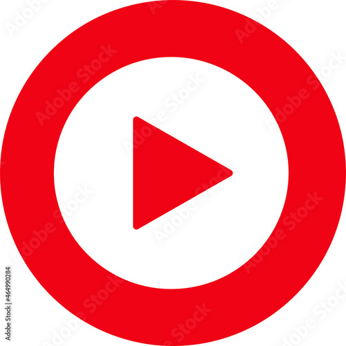 button video player icon sign design