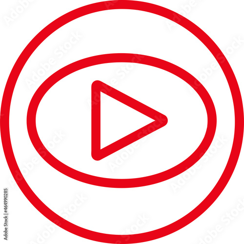 Free Download button video player icon sign design - GFXLoad