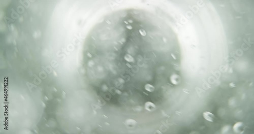 Liquid and bubbles as background footage