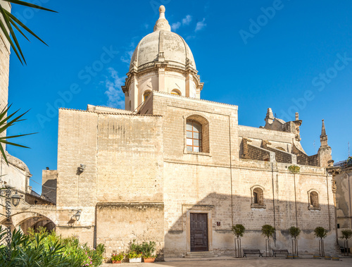 View at the Church of Santa Teresa in Monopoli  Italy