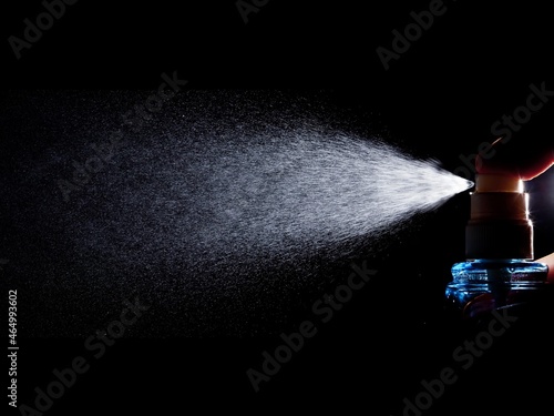 Spray im Gegenlicht