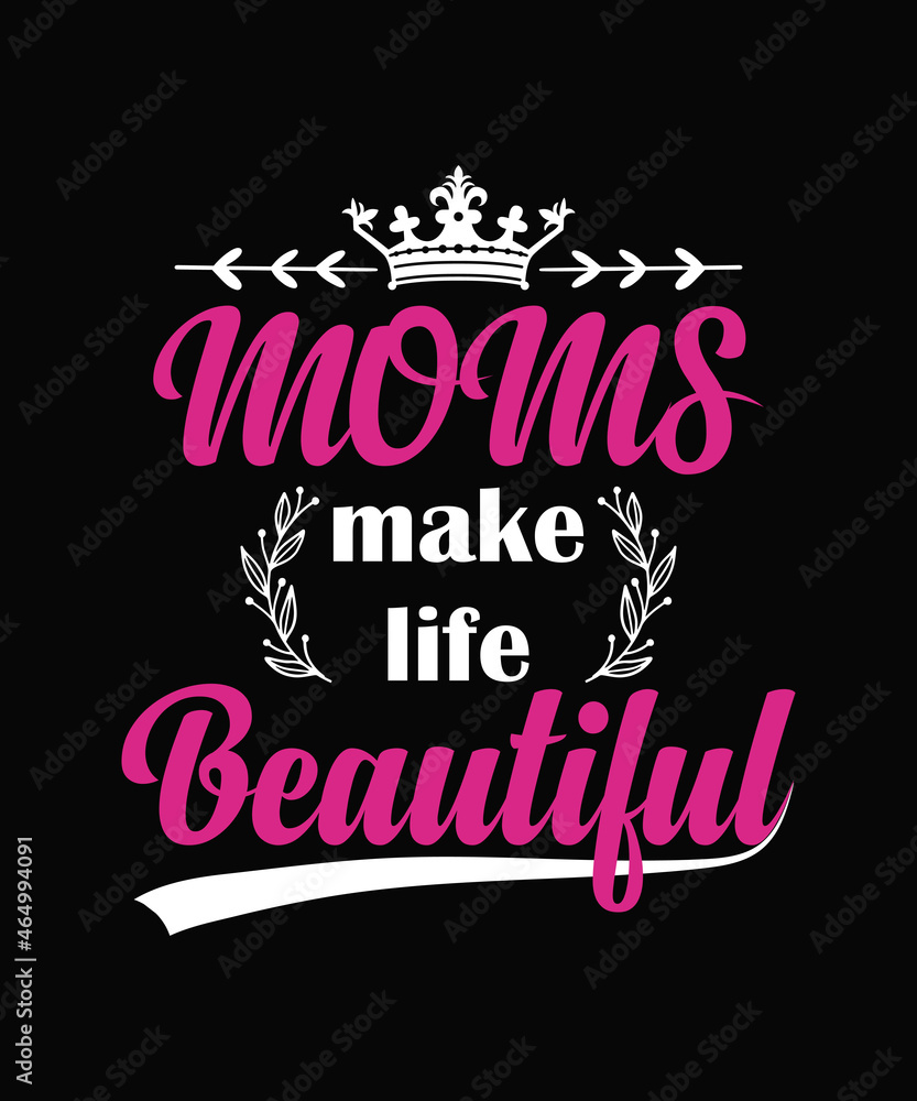 Naklejka premium mom t shirt design,mom typography t shirt design,mother's day t shirt design