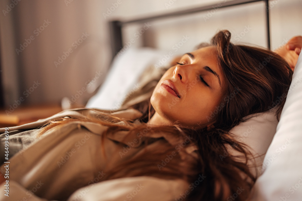 Adult woman, taking a quick nap. Adult woman, taking a quick nap.