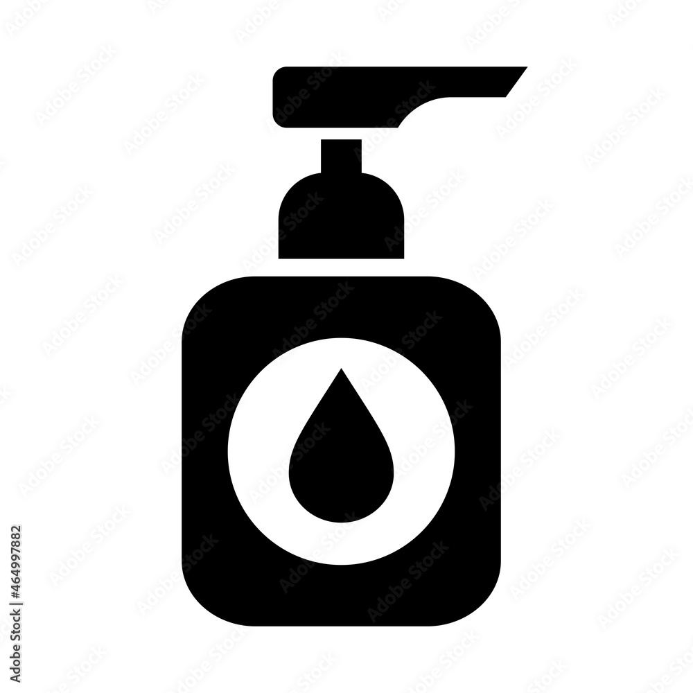 Obraz premium Soap dispenser vector icon