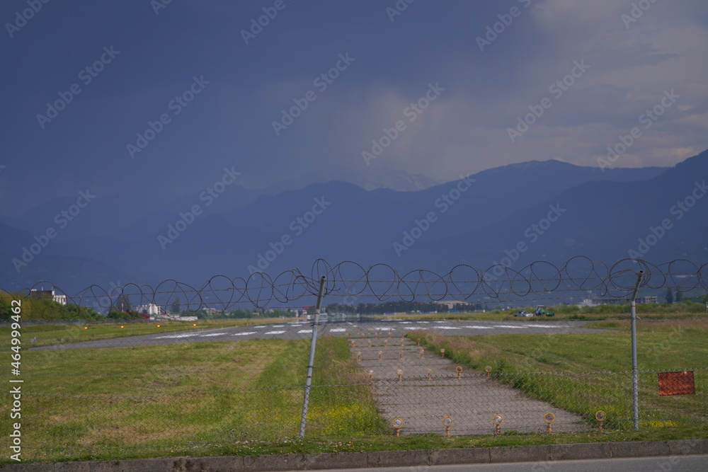 runway at Batumi airport, Adjara, Georgia