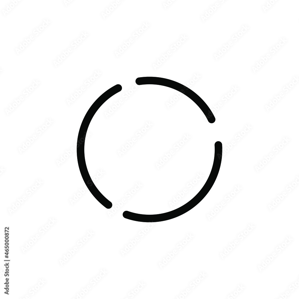 Loading icon vector. download illustration sign. upload symbol or logo.