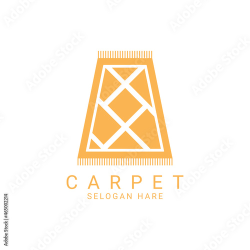 Unique logo rug illustration design