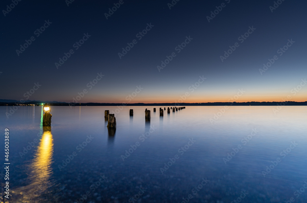Fototapeta premium Abendstimmung Starnberger See